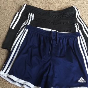 4 pairs of adidas shorts